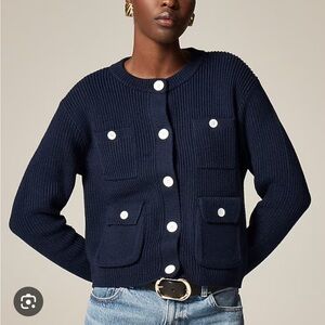 NWT J. Crew Four Pocket Cardigan